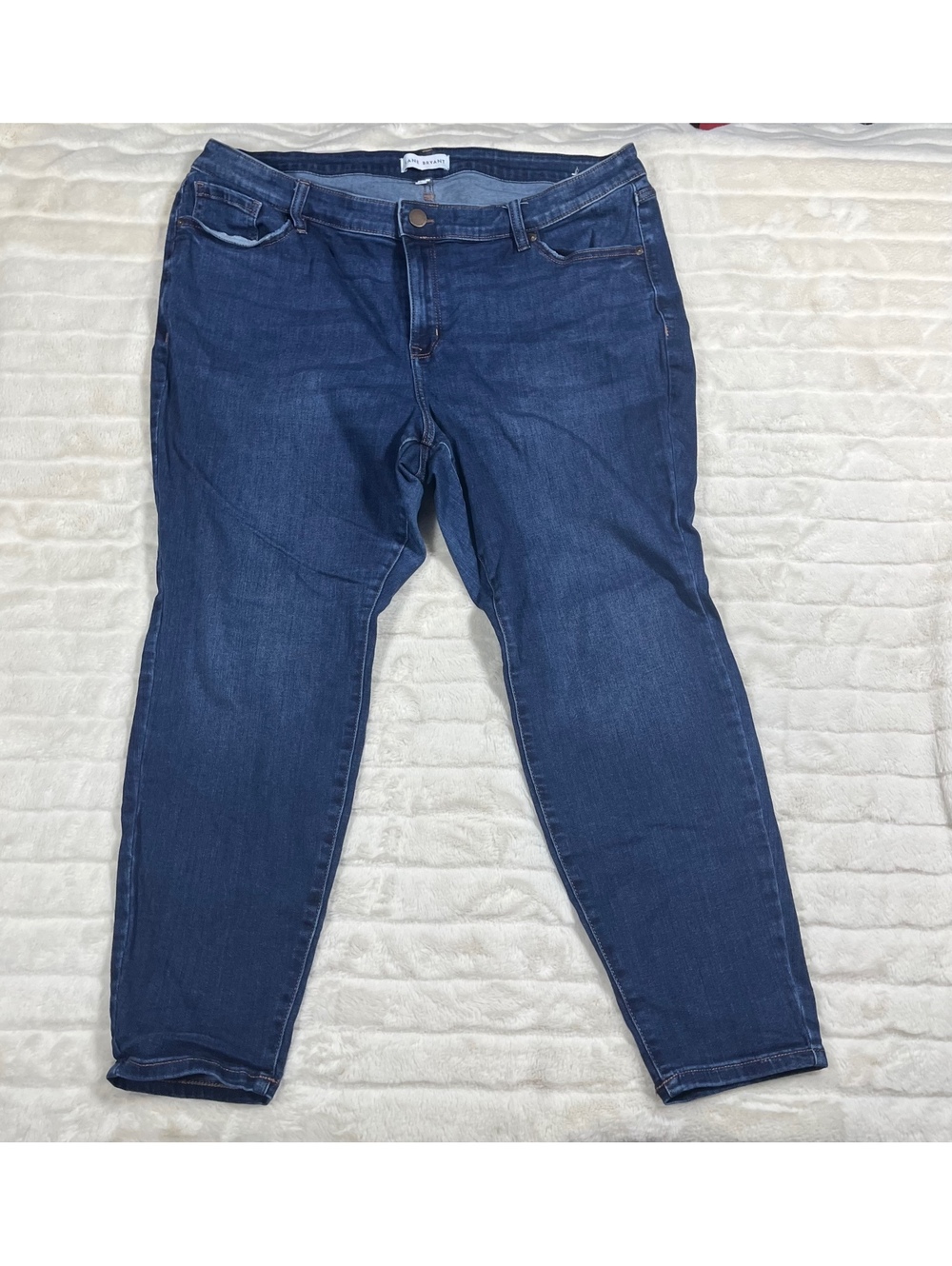 Lane Bryant 22 Flex Magic Waistband Signature Fit Mid Rise Skinny Preppy Jeans
